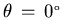 $\theta\,=\,0^{\mbox{\tiny {o}}}$